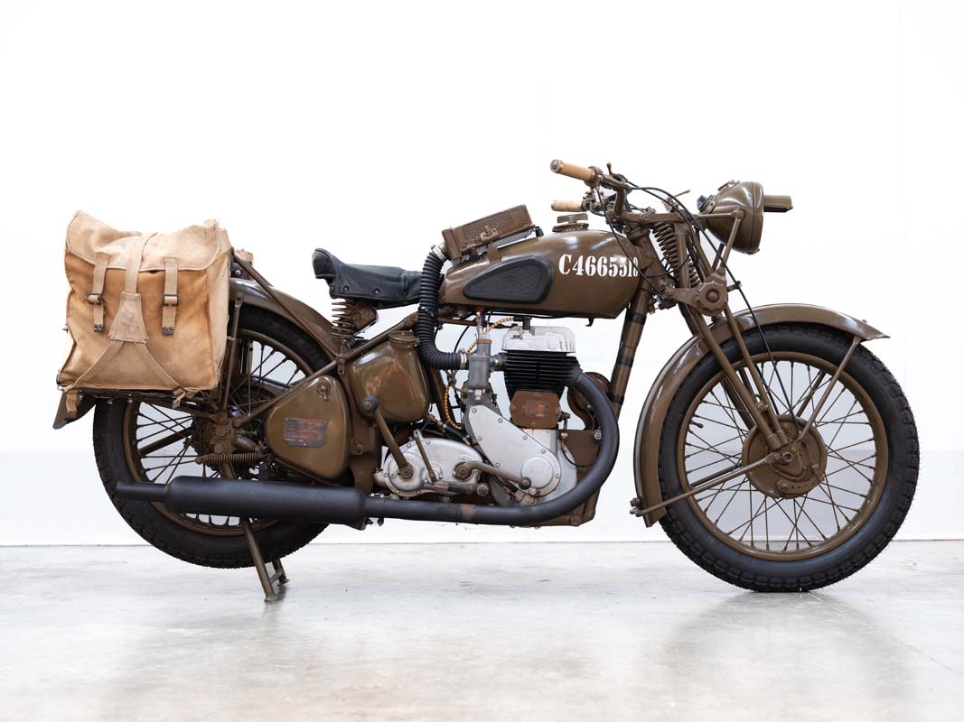 Phare Avant BSA WD M20 1942 Blackout - Version Militaire Vert Lucas - Neuf, Fabriqué En Inde